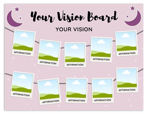 Powerpoint Vision Board Template